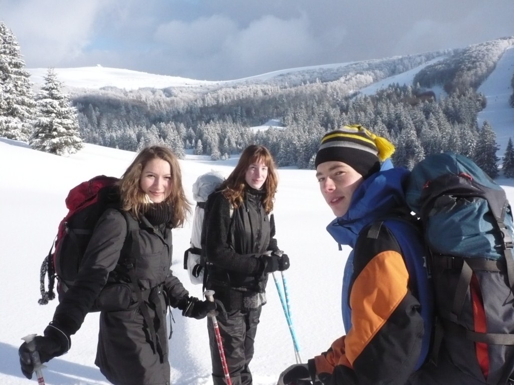 raid en raquette la bresse vosges